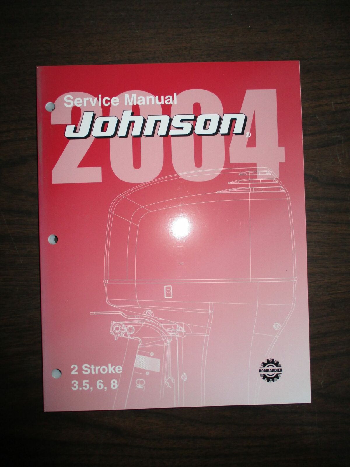 2004 Johnson 3.5hp 6hp 8hp 2-Stroke Service Manual [P/N: 5005634]