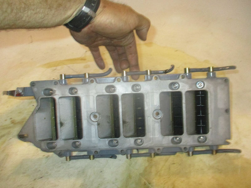 Yamaha HPDI 150hp 2 stroke outboard intake manifold with reeds (68F-13624-00-1S)
