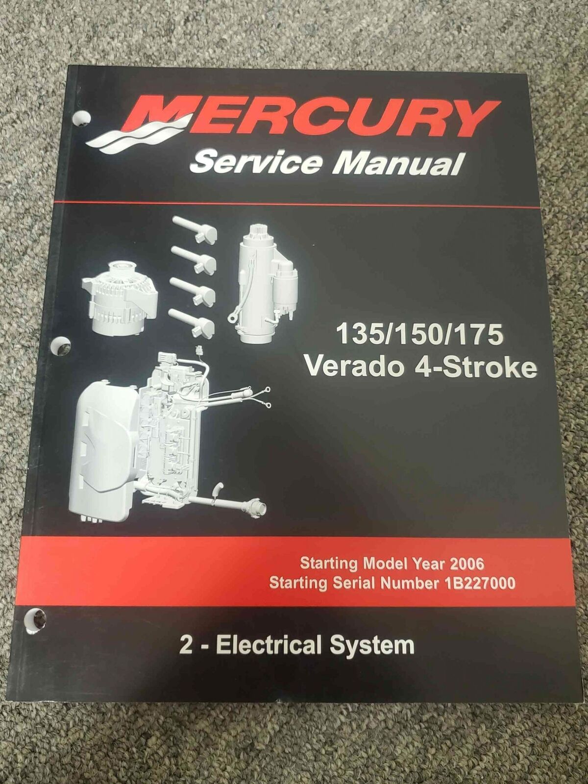 Mercury 135-175 Verado 4-Stroke SM 2: Electrical System 90-897928200