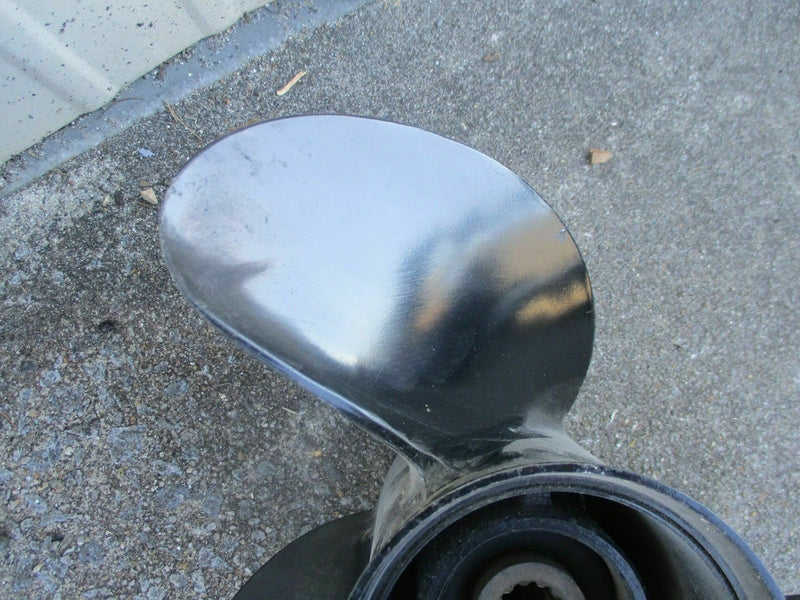 New Suzuki Aluminum outboard propeller v2100 13x21 21 pitch 13 SPLINE