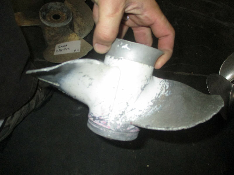 Yamaha outboard alluminum propeller 9 7/8 by 11 1/4-F