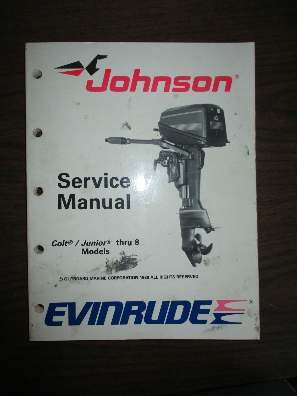 Johnson OMC Colt/Junior - 8hp Models Service Manual [P/N: 507753]
