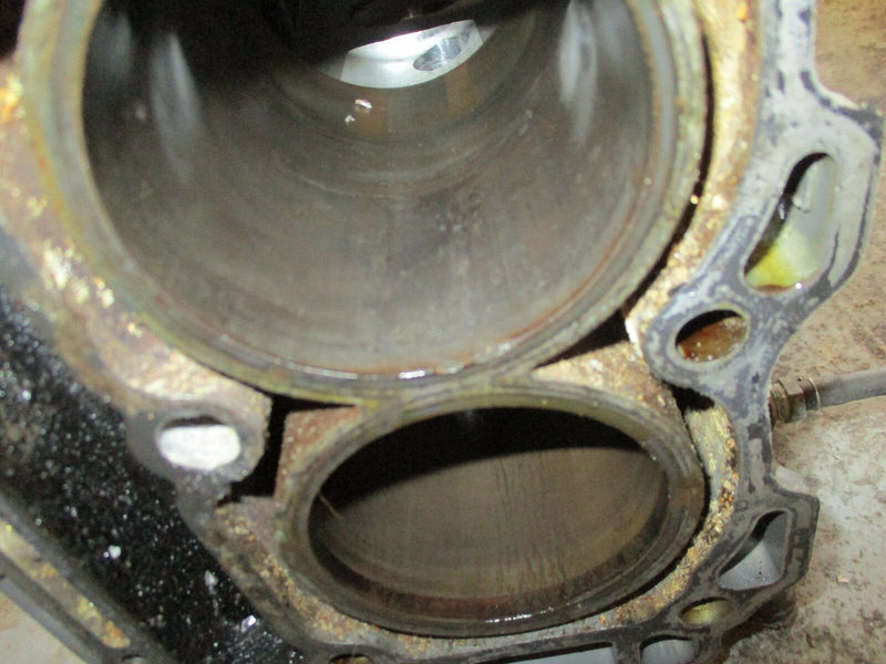 1997 Honda BF45A outboard crankcase block