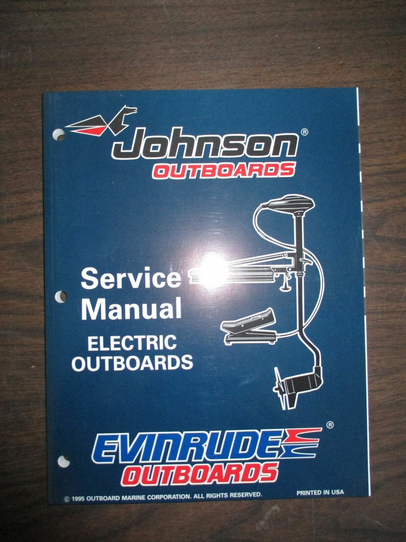 Johnson/Evinrude Electric Outboards Service Manual [P/N: 507119]