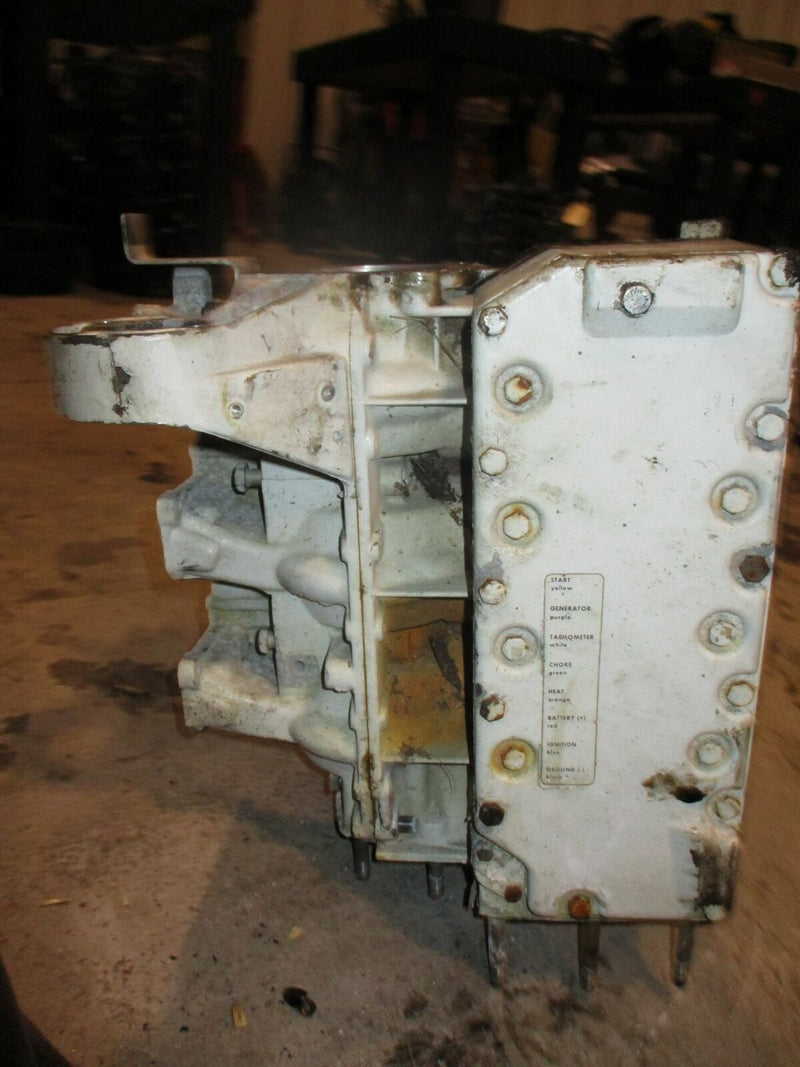 Force 2 stroke outboard crankcase block
