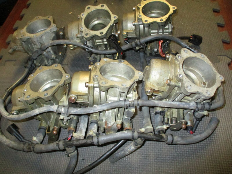 1991 255hp Yamaha 2-Stroke Outboard Carburetor Set of 6 [61A-00] 61A-14301-00