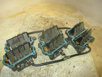 Load image into Gallery viewer, Suzuki DT150 150hp outboard intake manifold with reeds (13110-87D10-0ED)
