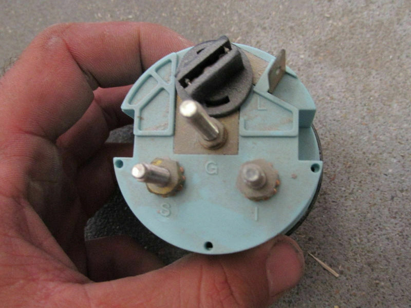 Teleflex outboard black trim gauge 859693-3