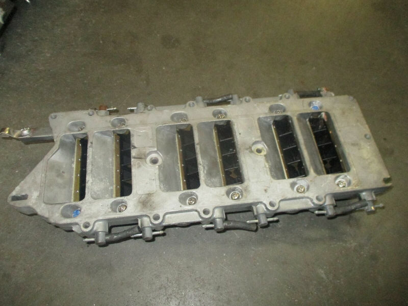 Yamaha outboard intake manifold with reeds (65J-13610-01-00)