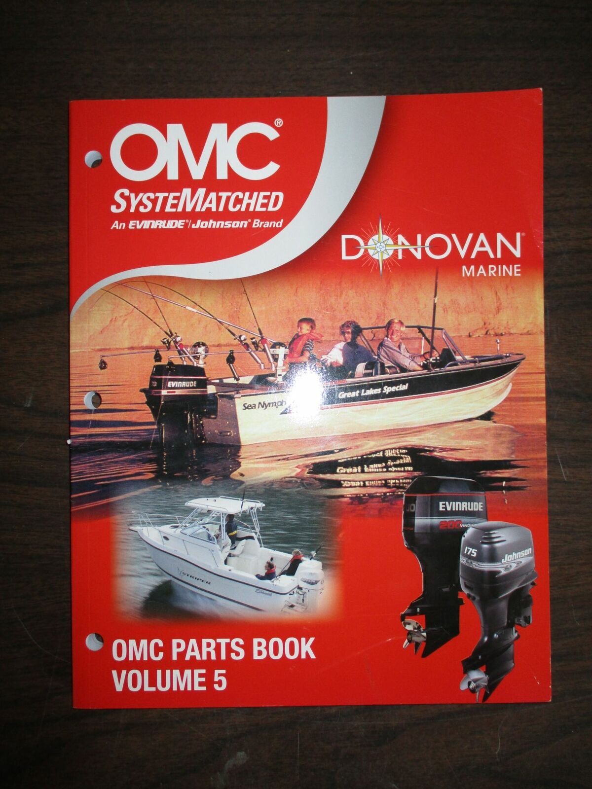 Johnson/Evinrude OMC "Donovan Marine" Parts Book Volume 5