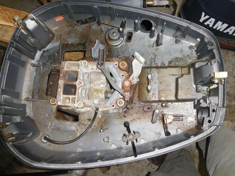 2000 yamaha 150 SWS OX66 V6 outboard 25" mid section