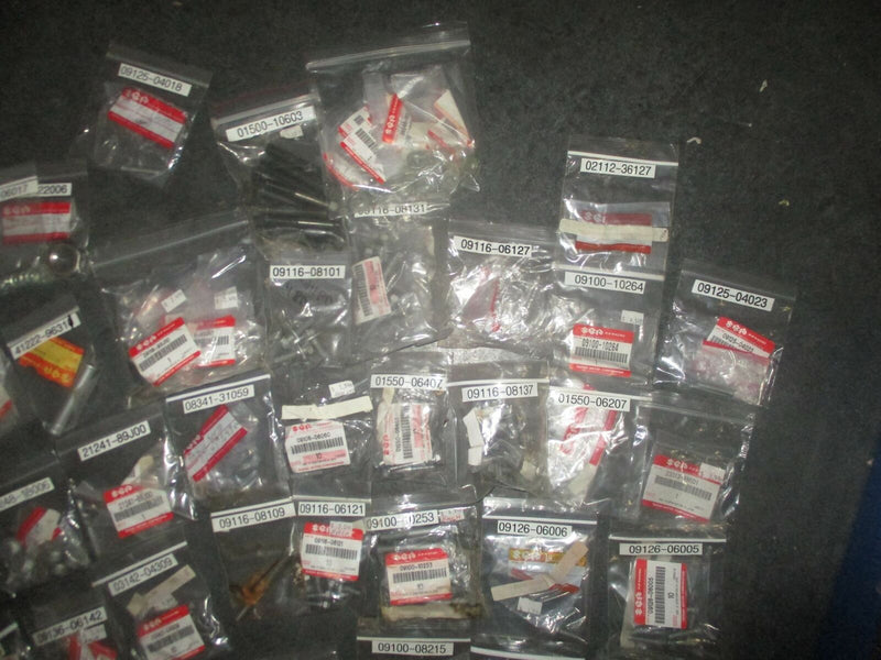 NEW OEM Suzuki outboard miscellaneous nuts and bolts