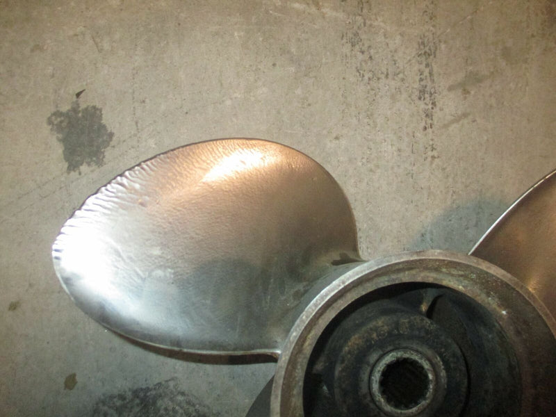 Evinrude ETEC 150hp outboard stainless steel propeller 15 1/2 by 14 (390851)
