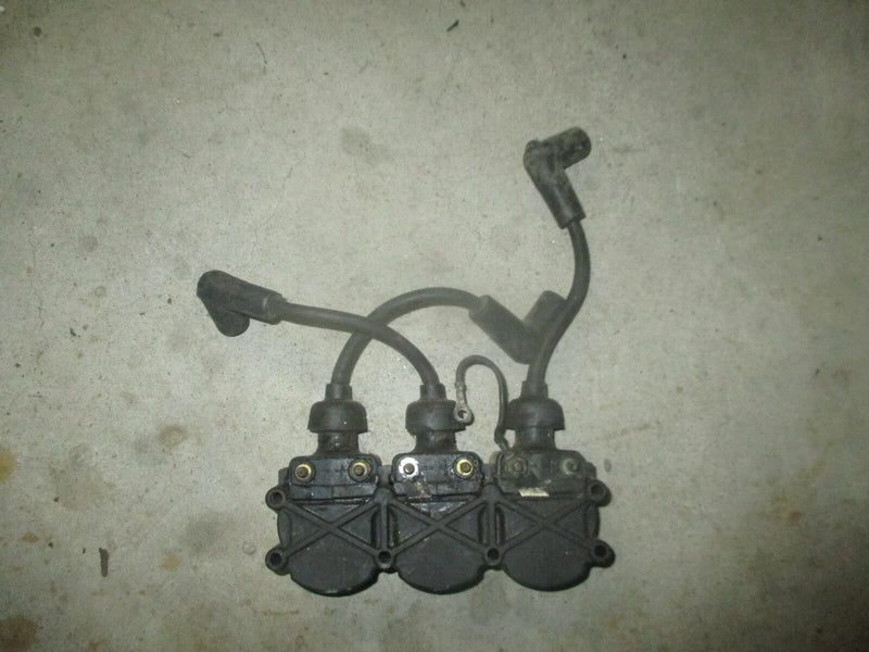 Mercury outboard ignition coil set of 3 with plug wires (832757)