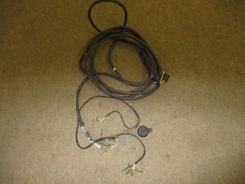 Suzuki outboard round black plug 21' rigging harness with buzzer