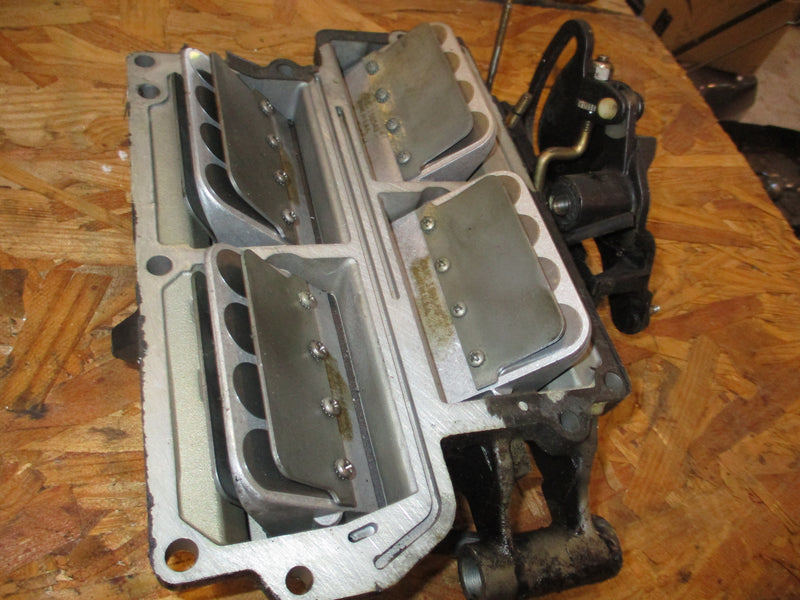 Johnson 90hp/115hp 2 stroke outboard intake manifold with reeds