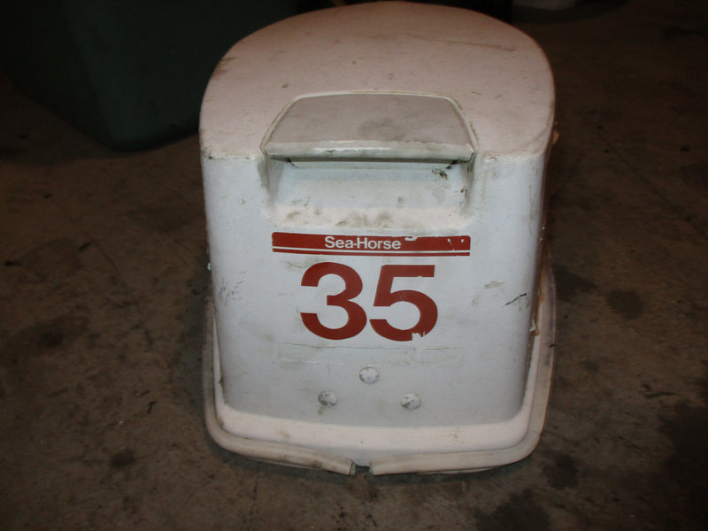 Johnson Seahorse 35hp 2 stroke outboard top cowling