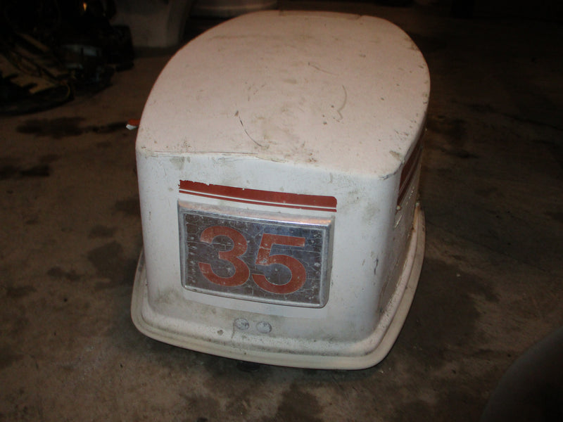 Johnson Seahorse 35hp 2 stroke outboard top cowling