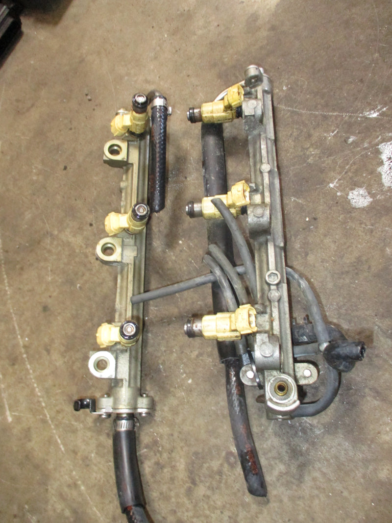 Yamaha 200hp 4 stroke outboard fuel rail and injector set (69J-13160-00-00)