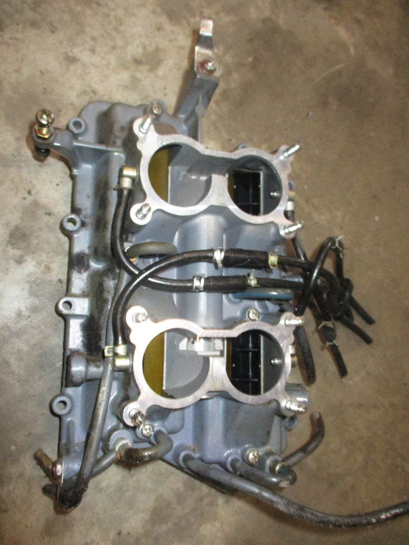 Yamaha 115hp 2 stroke outboard intake manifold with reeds (6E5-13641-11-15)