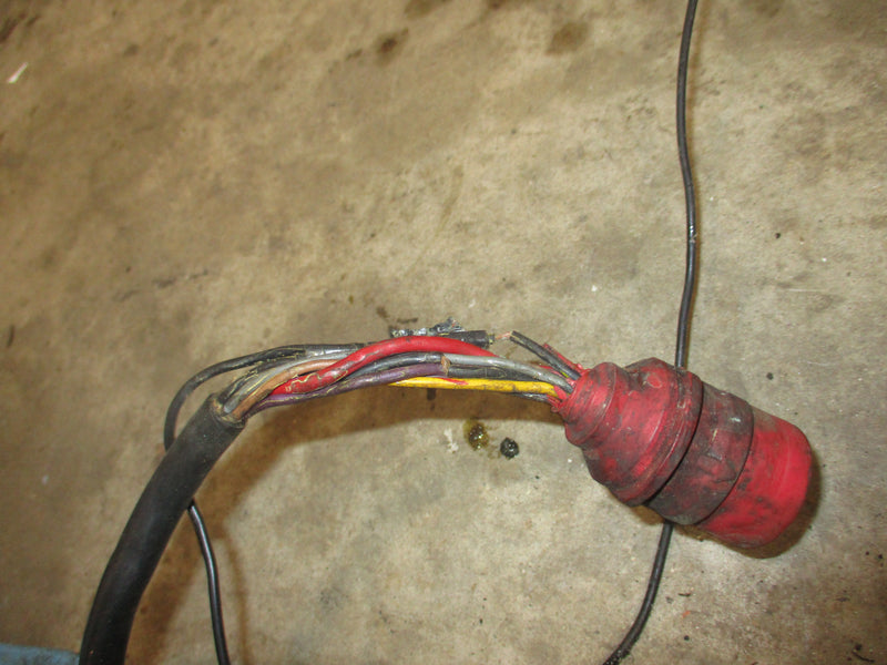 Evinrude tracker 60hp pro series outboard 10' red plug rigging harness