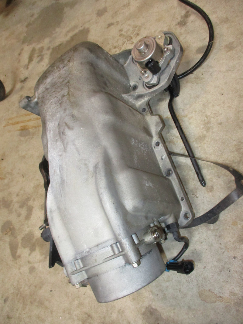 Mercury Optimax 200hp outboard air plenum, throttle body, oil pump
