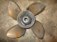 Load image into Gallery viewer, Evinrude outboard renegade 4 blade stainless propeller (14.25x19)
