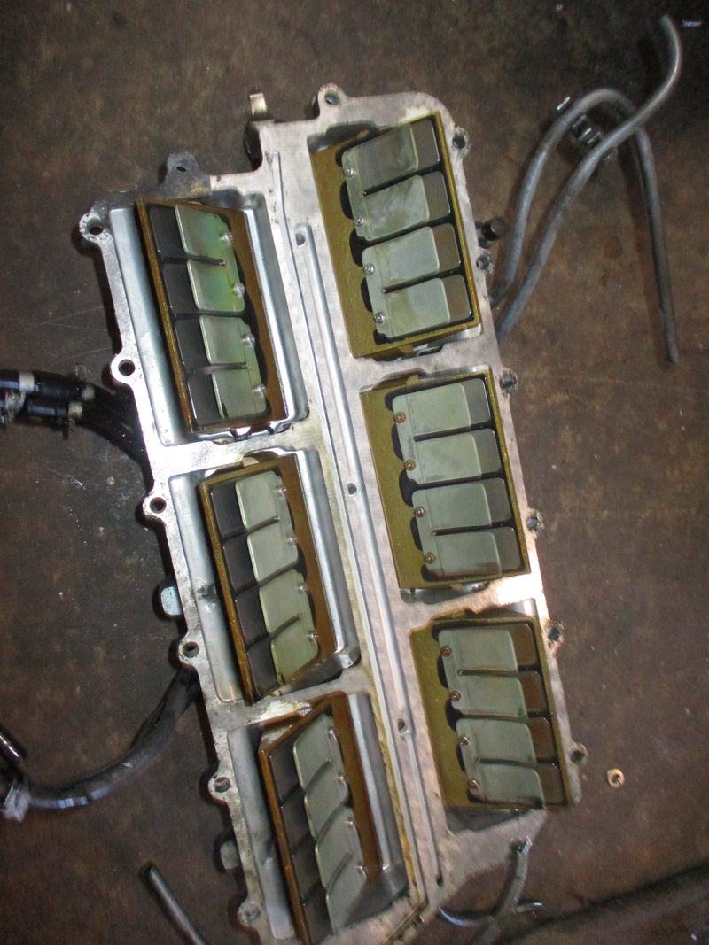Yamaha 150hp 2 stroke outboard intake manifold with reeds (6G5-13641-10-94)