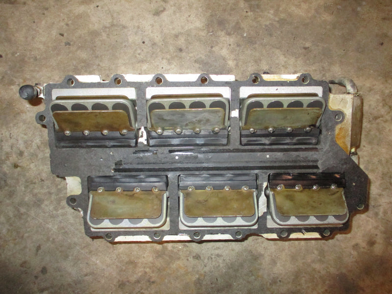 Johnson Seahorse 235hp 2 stroke outboard intake manifold with reeds