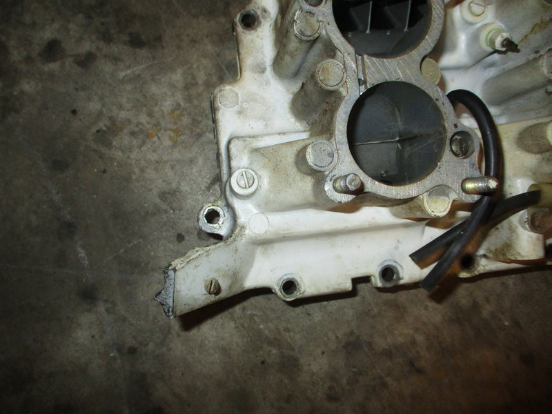 Johnson Seahorse 235hp 2 stroke outboard intake manifold with reeds