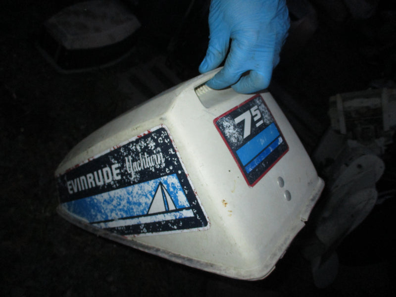 Evinrude 7.5hp outboard top cowling