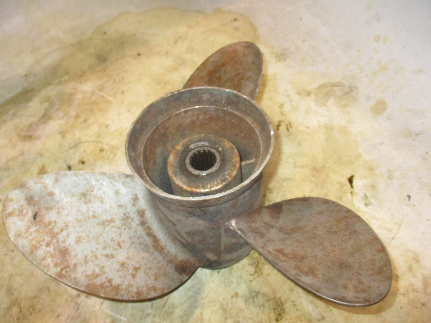 Johnson Ficht 175hp outboard counter rotation stainless propeller 15 x ...