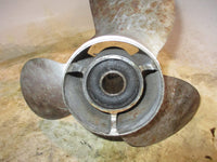 Load image into Gallery viewer, Johnson Ficht 175hp outboard counter rotation stainless propeller 15 x 17
