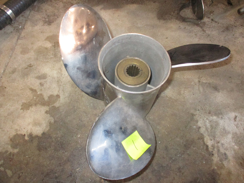 Suzuki Outboard 150-200 counter rotation stainless steel propeller (14 ...