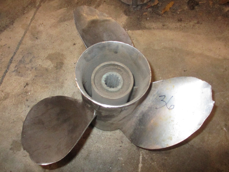 Nissan outboard stainless steel propeller (13.25x15)