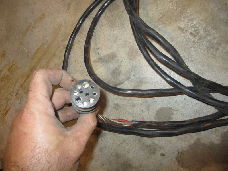 Johnson Evinrude outboard 18' black plug style rigging harness