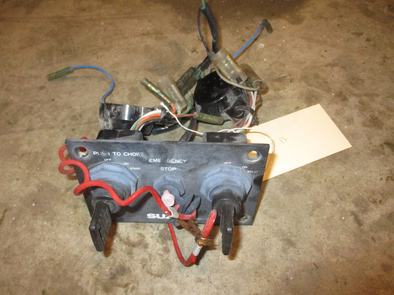 Suzuki outboard dual ignition switch with buzzers