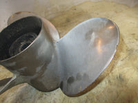 Load image into Gallery viewer, Suzuki DT140hp 2 stroke outboard stainless steel powertech prop
