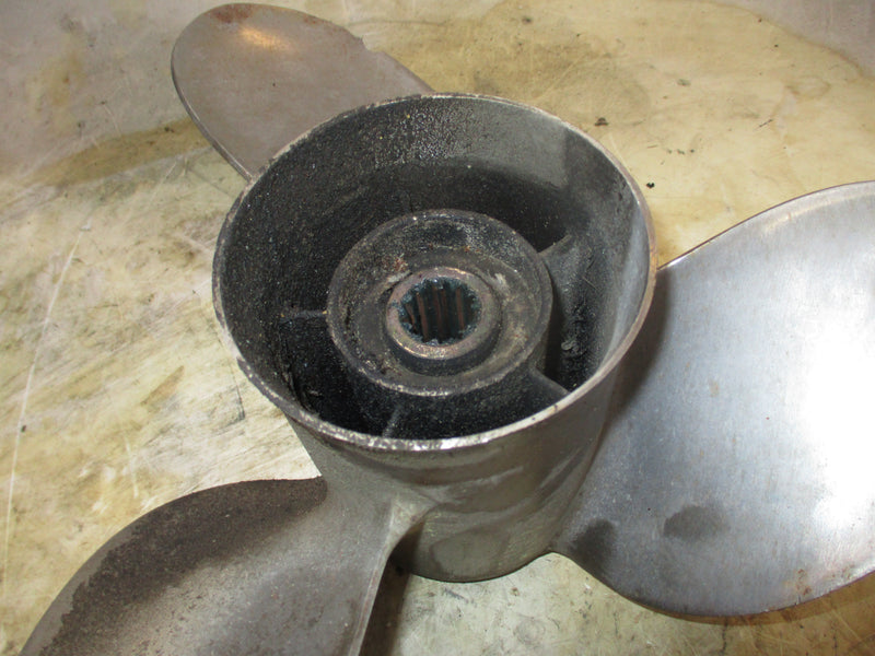 Suzuki DT140hp 2 stroke outboard stainless steel powertech prop