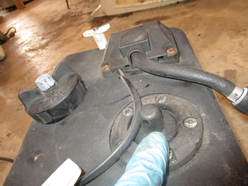 Johnson 40hp 2 stroke outboard BRP remote oil tank