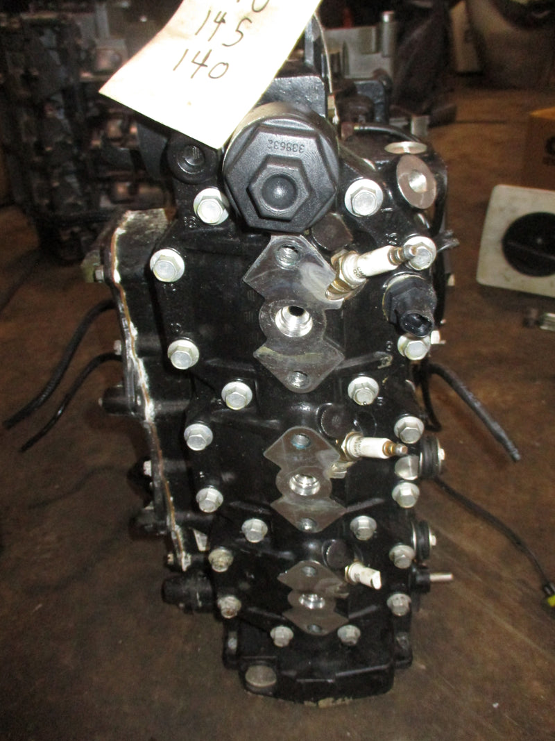 Evinrude ETEC 90hp 2 stroke outboard crankcase powerhead