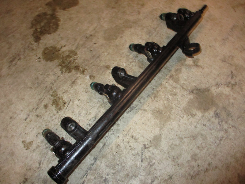 Yamaha 200hp 4 cyl 4 stroke outboard fuel rail & injector set (6PA-13761-00)