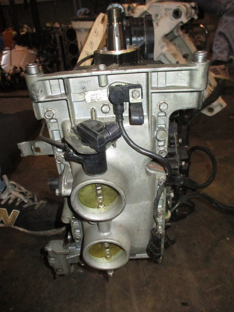 Evinrude ETEC 90hp 2 stroke outboard crankcase powerhead