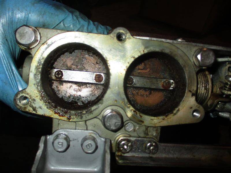 Yamaha 150hp 4 stroke outboard intake manifold with throttle body