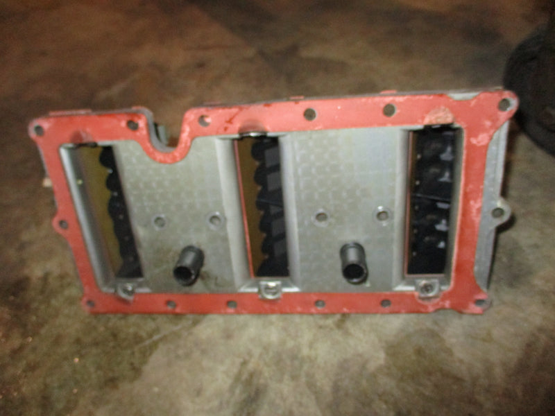 Evinrude ETEC 90hp 2 stroke outboard intake manifold with reeds (397336)