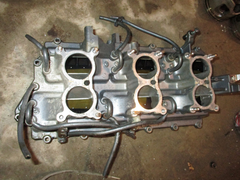 Yamaha 150hp 2 stroke outboard intake manifold with reeds (6G5-13641-00-94)