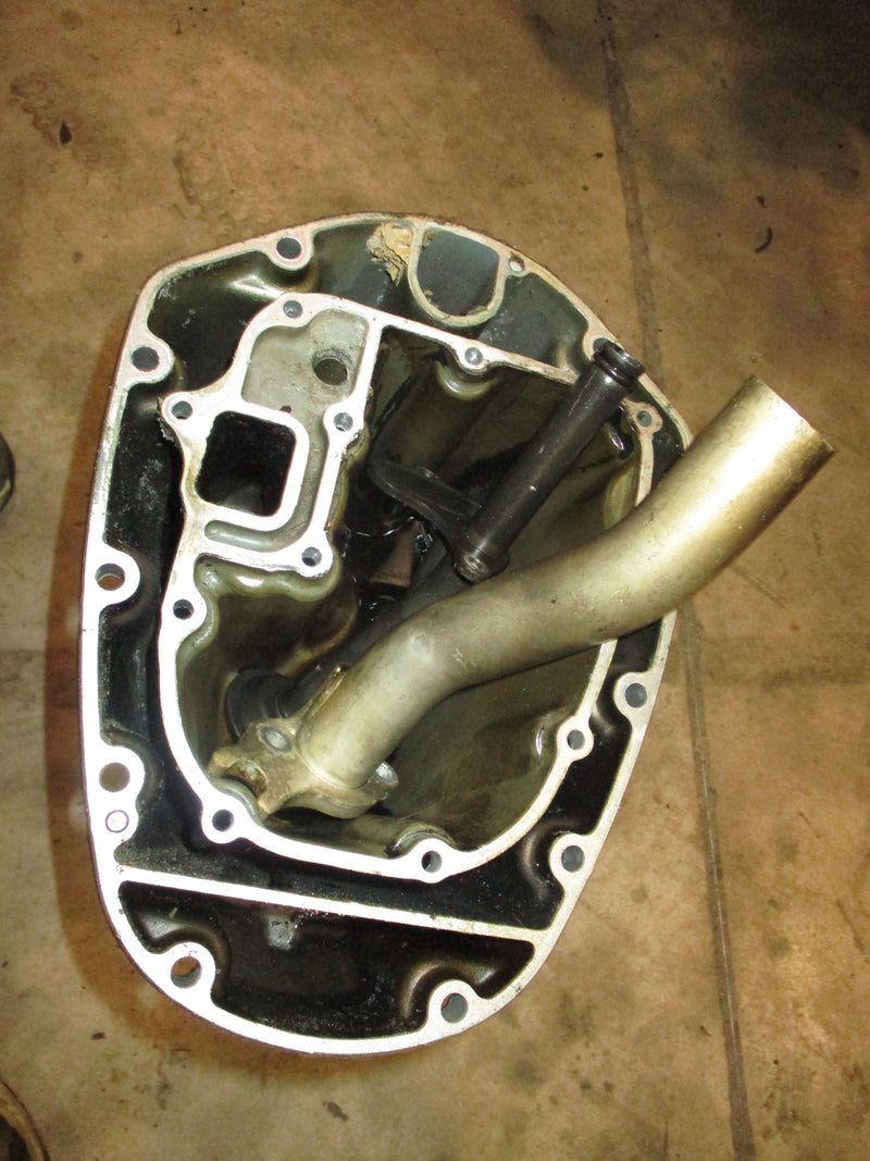 Honda 50hp 4 stroke outboard upper casing, oil pan, oil pickup