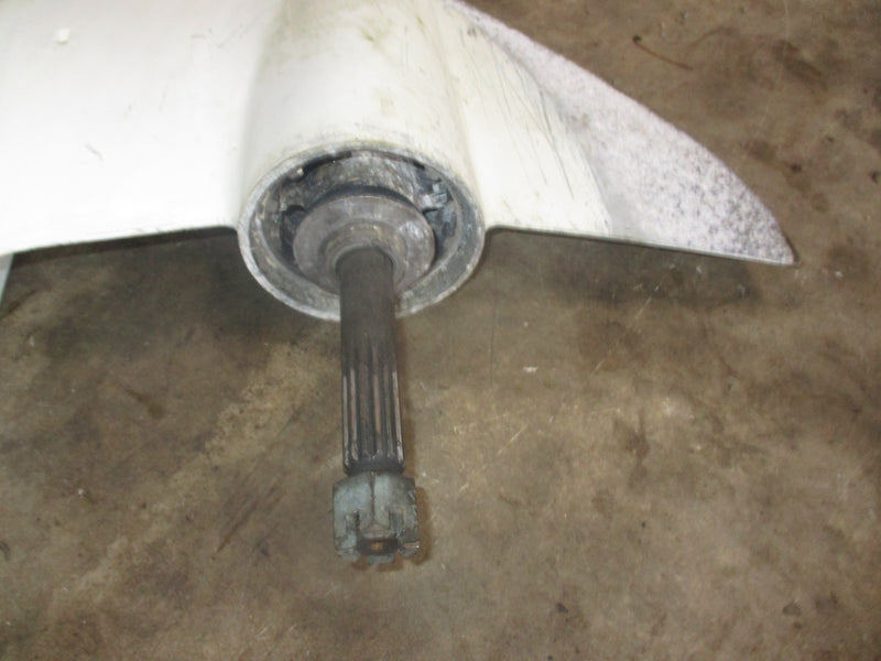 Suzuki DT90 outboard 20" shaft lower unit BENT PROP SHAFT