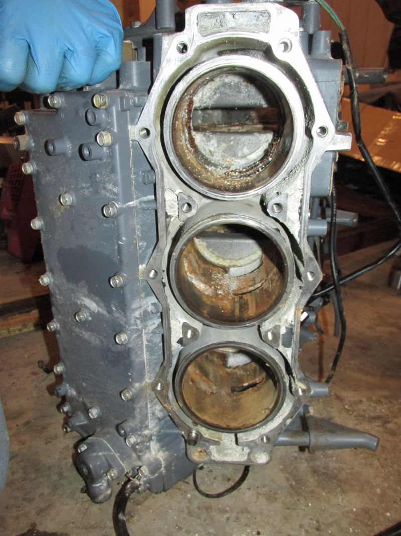 Yamaha HPDI 200hp 2 stroke outboard crankcase block