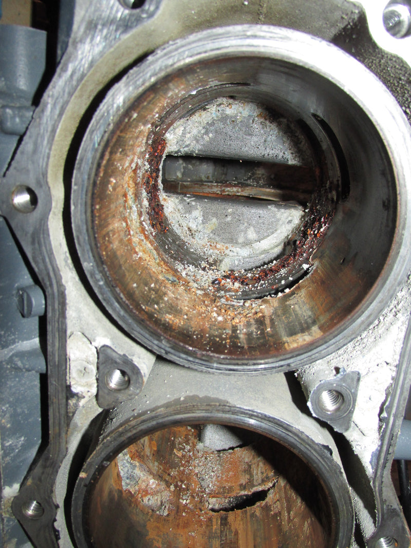 Yamaha HPDI 200hp 2 stroke outboard crankcase block